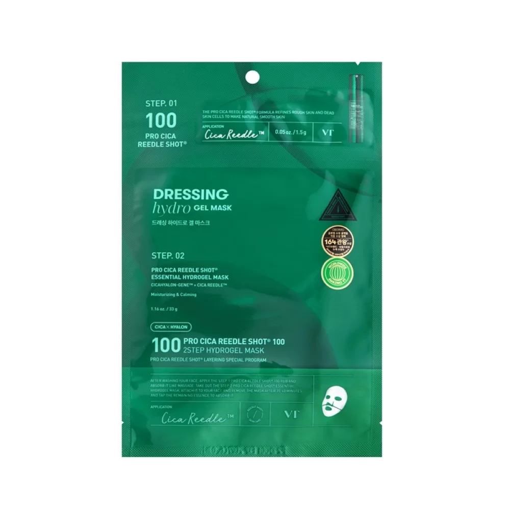 VT-Pro-Cica-Reedle-Shot-100-2Step-Hydrogel-Mask-1000x1000.jpg VT Cosmetics - Pro Cica Reedle Shot 100 2-Step Hydrogel Mask, 1pcs - Image 1