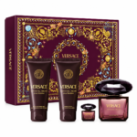 Versace - Crystal Noir Eau De Parfum 90ml + Eau De Parfum 5ml + Body Lotion 100ml + Shower Gel 100ml