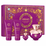 Versace - Dylan Purple Pour Femme Eau De Parfum 100ml + Eau De Parfum 5ml + Body Lotion 100ml + Shower Gel 100ml