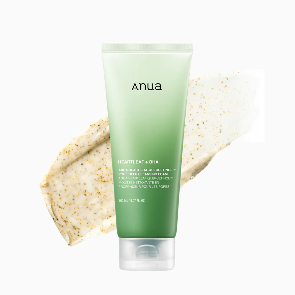 anua-us-cleanser-150ml-heartleaf-quercetinol-pore-deep-cleansing-foam-1161173162 Anua - Heartleaf Quercetinol Pore Deep Cleansing Foam, 150ml - Image 1
