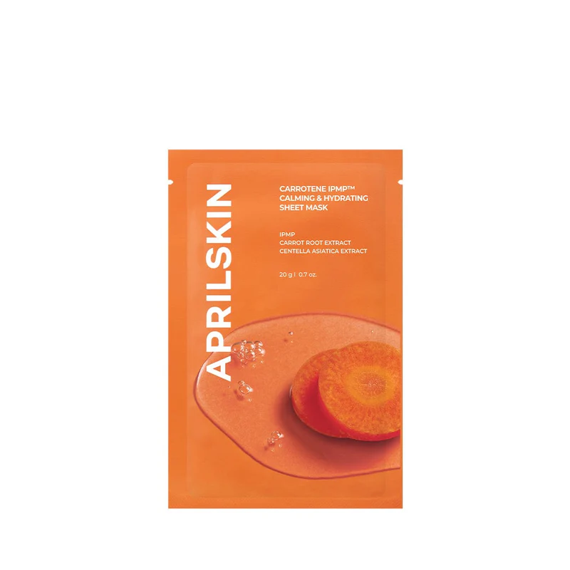aprilskin-skincare-carrotene-ipmp-calming-hydrating-sheet-mask-38129345626341_800x APRILSKIN - Carrotene IPMP Calming & Hydrating Sheet Mask - Image 1