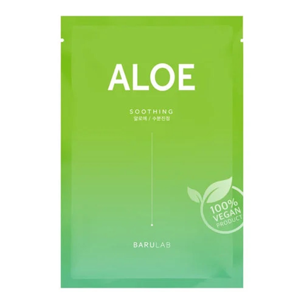 barulab-masca-tip-servetel-vegana-cu-aloe-vera-23g-1377 Barulab - Aloe Smoothing Face Mask, 23g - Image 1