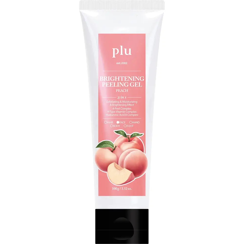 brightening-peeling-gel-peach plu - Glowing Facial Peeling Gel Peach, 100g - Image 1