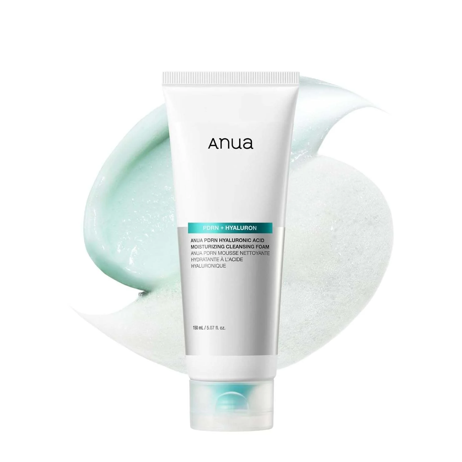 c5cd4a89-bf09-489f-9e1f-2d6a56ead4c1 Anua - PDRN Hyaluronic Acid Moisturizing Cleansing Foam 150ml - Image 1