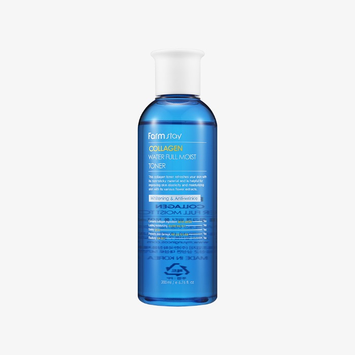 ce12085a56e4e0d671e8f44acad16d36 Farmstay - Collagen Water Full Moist Toner, 200ml - Image 1