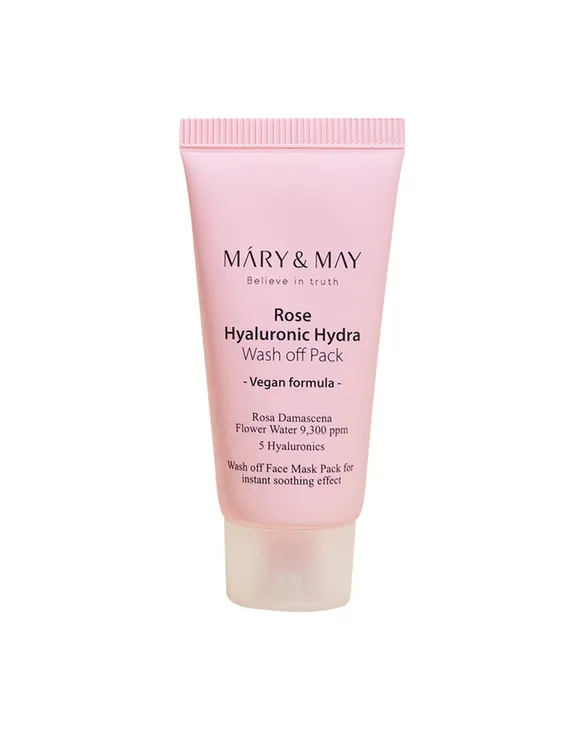 cf45b321183f87bc6297037260f7689e_six739rk_d8a9d8d8d4d8df Mary & May - Rose Hyaluronic Hydra Wash Off Pack, 30g - Image 1