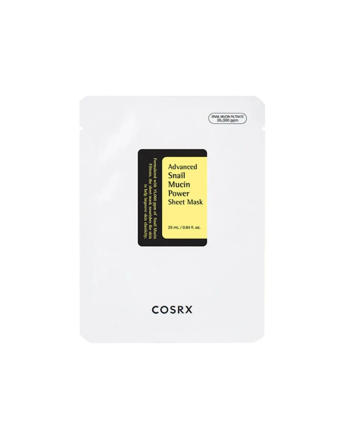 cosrx-advanced-snail-mucin-power-sheet-mask-8809598452442-888280 COSRX - Advanced Snail Mucin Power Sheet Mask, 25ml - Image 1