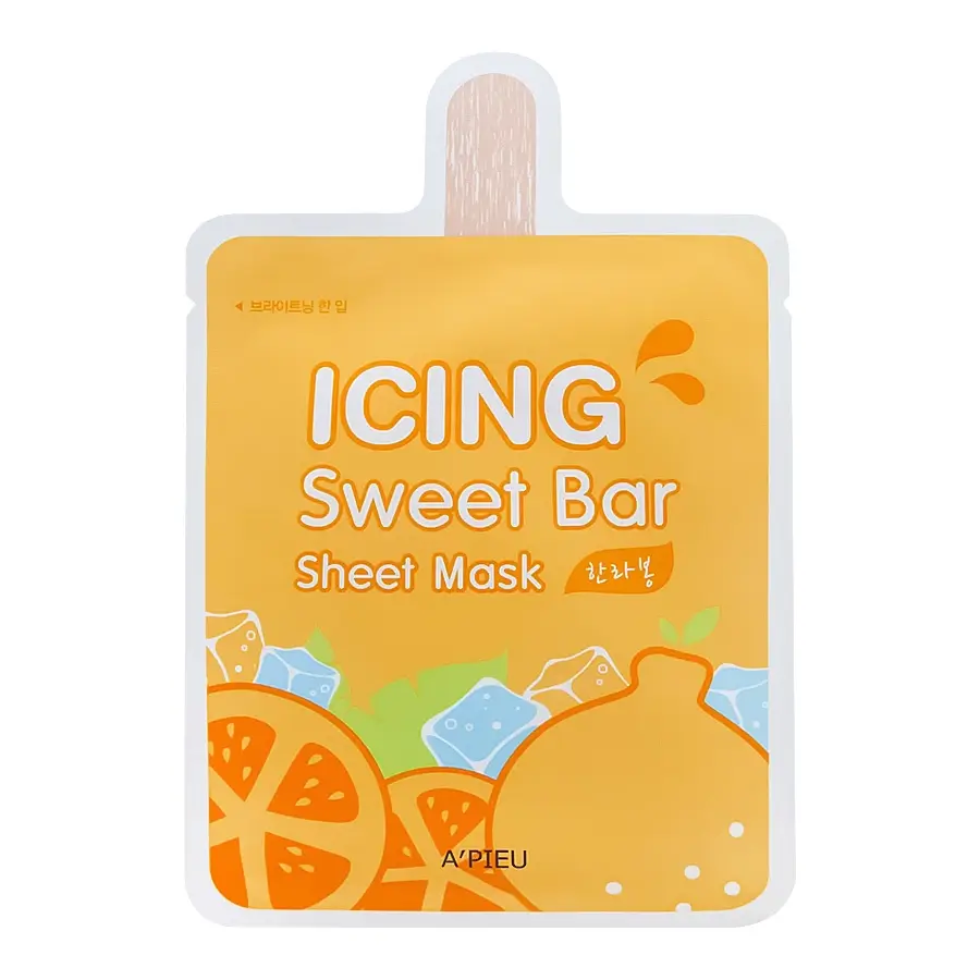d6fec4e1dec21abb28d08213f39aa46a A’pieu - Icing Sweet Bar Sheet Mask - 27g - Mandarin, 1 piece - Image 1