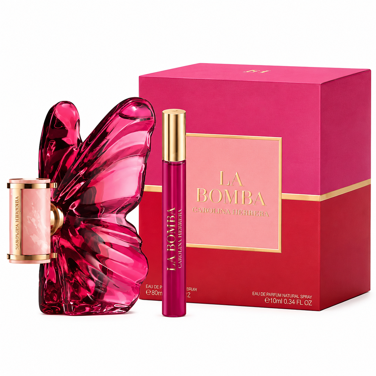 dc1e2d47-4ff9-452a-a8c1-355ab1d40c39 Carolina Herrera - La Bomba Eau De Parfum 80ml + Eau De Parfum 10ml - Image 1