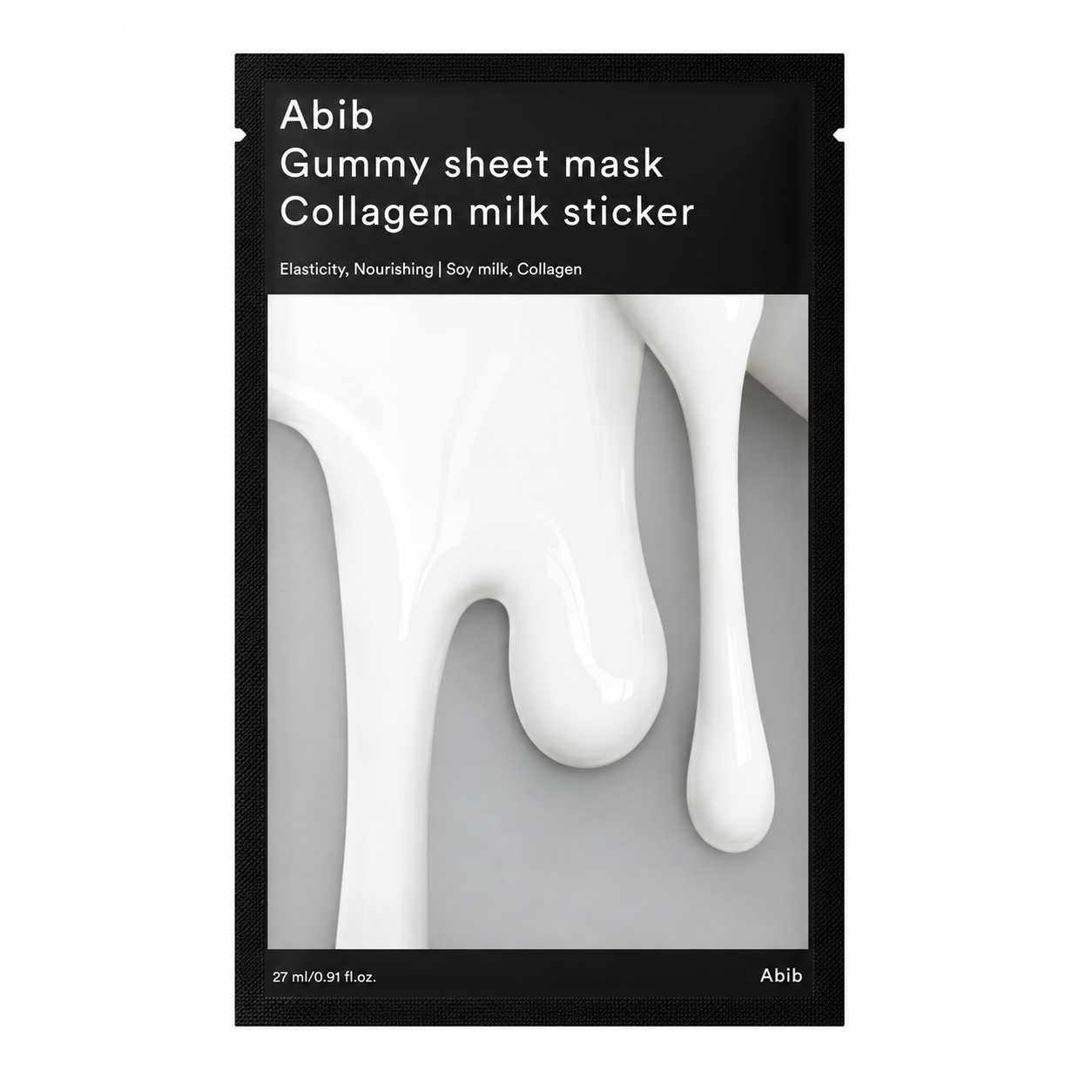 e6215f8d-0918-4684-b06b-f2dde5e52096 Abib - Gum Sheet Mask Collagen Milk Sticker, 1sheet - Image 1