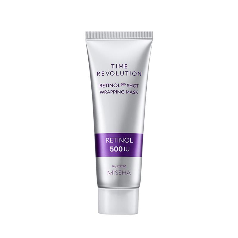 f350bf4af9c02b777f234aec7b39cadc9af346ef_original MISSHA - Time Revolution Retinol 500 Shot Wrapping Mask 80g - Image 1