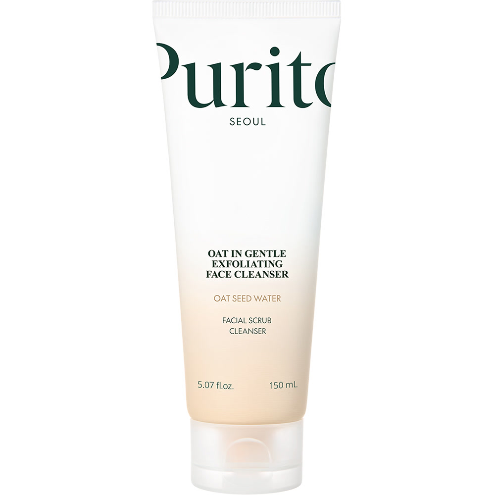 gel-tip-srub-cu-ovaz-pentru-curatarea-fetei-oat-in-150-ml-purito-5816 PURITO - Oat In Gentle Exfoliating Face Cleanser, 150ml - Image 1