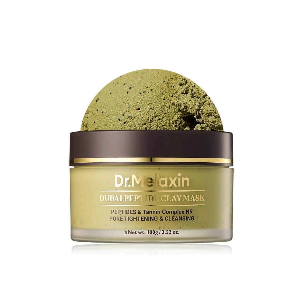 masca-pentru-ingrijirea-porilor-cu-argila-dubai-peptide-clay-mask-100g-dr-melaxin Dr.Melaxin - Dubai Peptide Clay Mask - 100g - Image 1