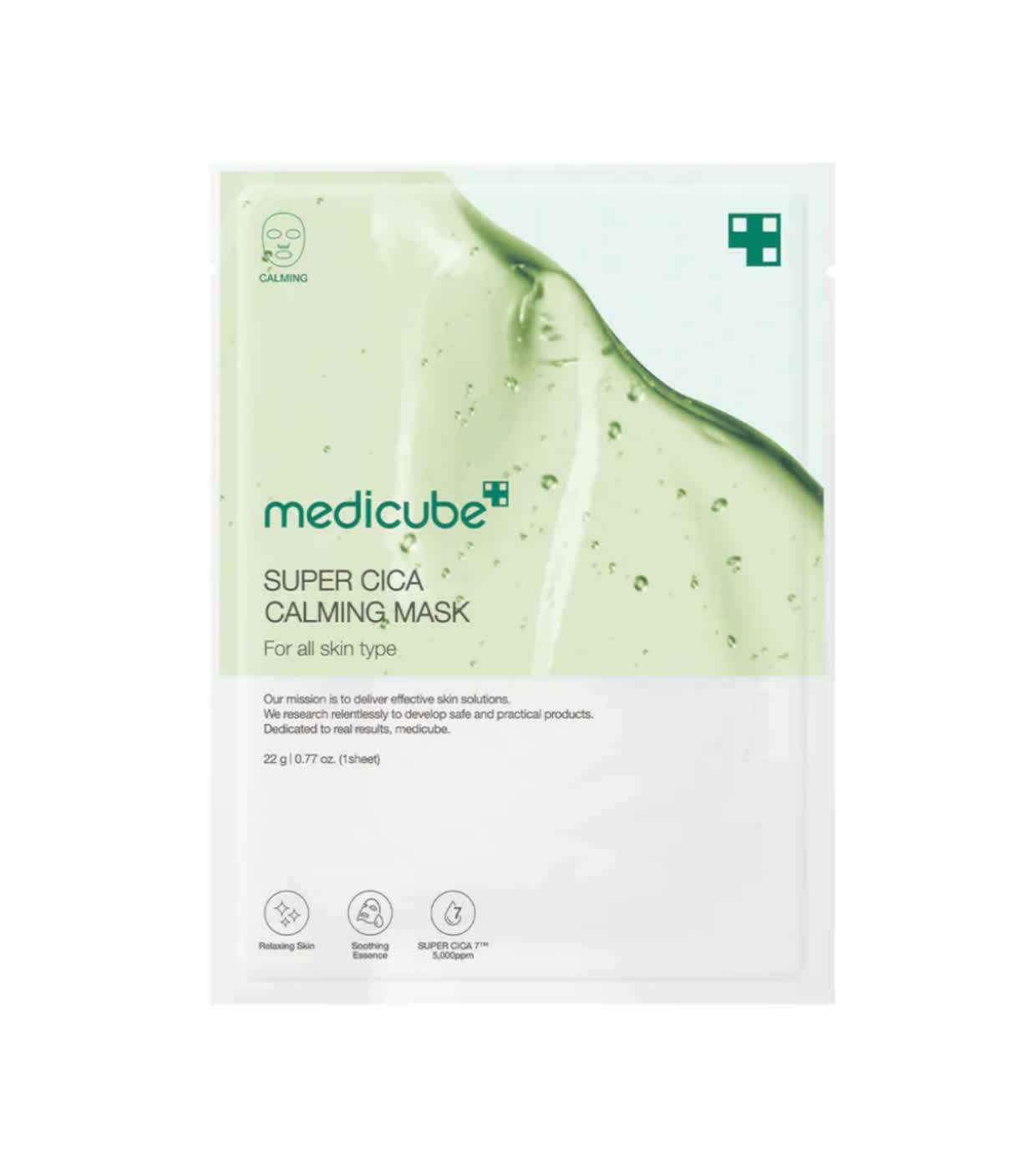 medicube-super-cica-mascarilla-calmante-con-super-cica-7-1-87126 Medicube - Super Cica Calming Mask - 22g - Image 1