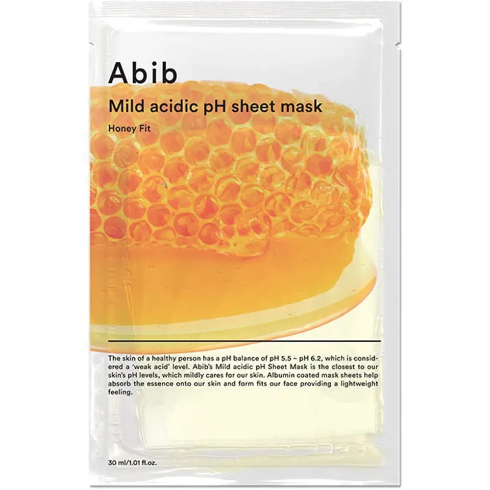 mild-acidic-ph-sheet-mask-honey-fit-masca-de-fata-hidratanta-30-ml_26069_1_1718862491 ABIB - Mild Acidic PH Sheet Mask Honey Fit - Image 1