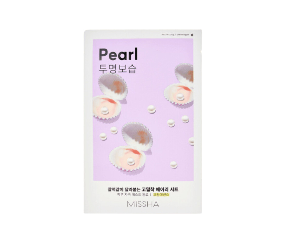 original-1 Missha - Airy Fit Sheet Mask - Pearl, 19g - Image 1