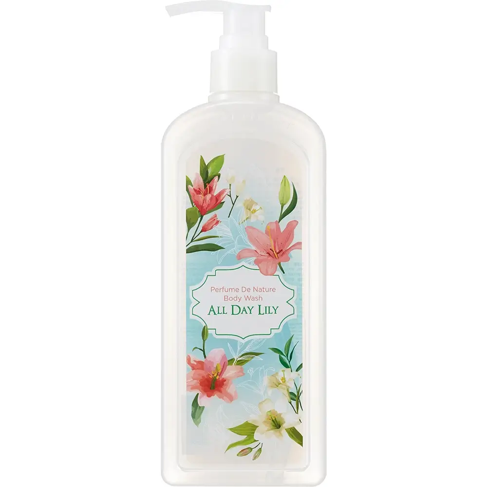 perfume-de-nature-body-wash-all-day-lily-gel-de-dus-hidratant-345-ml_26530_2_1727158551 Nature Republic - Perfume De Nature Body Oil Wash All Day Lily, 345ml - Image 1