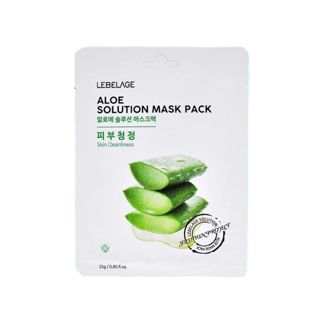 res_27216bb4e61089b4c0de9f59ebb18063 LEBELAGE - Aloe Solution Mask Pack, 25g, 1pc - Image 1