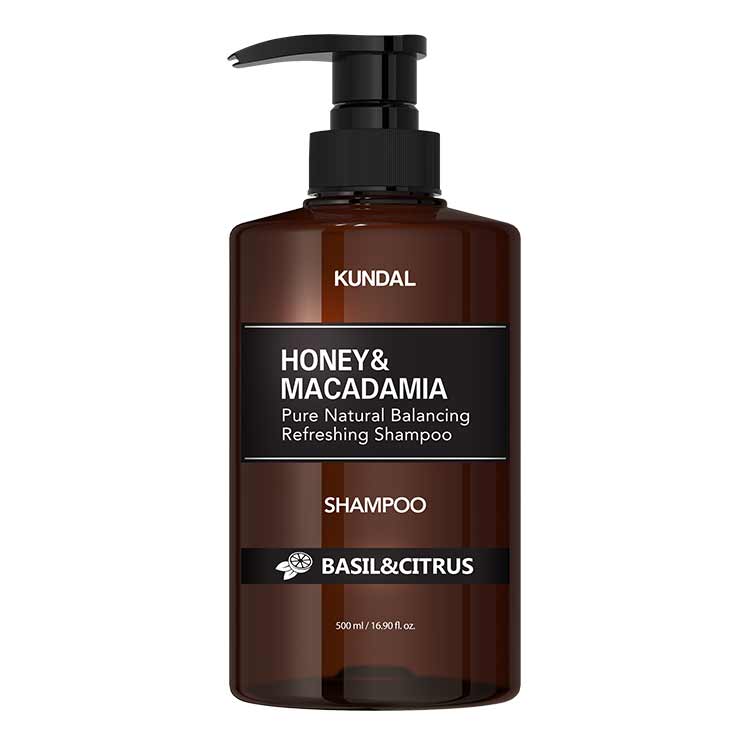 res_e7059da97c14e2a048d2f2e97e15bb03 KUNDAL – Honey & Macadamia Nature Shampoo, Basil & Citrus, 500ml - Image 1