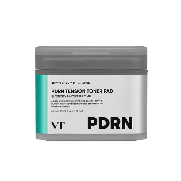 vt-pdrn-tension-toner-pad-170ml-60pads-405 VT Cosmetics - PDRN Tension Toner Pad, 170ml, 60pads - Image 1